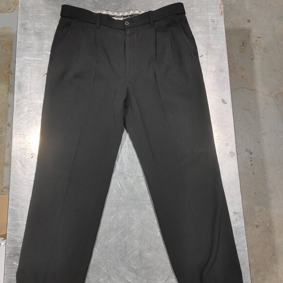 Excellent Condition Denver Hayes Flex Dress Pants Size 36x30 Black - Picture 1 of 3